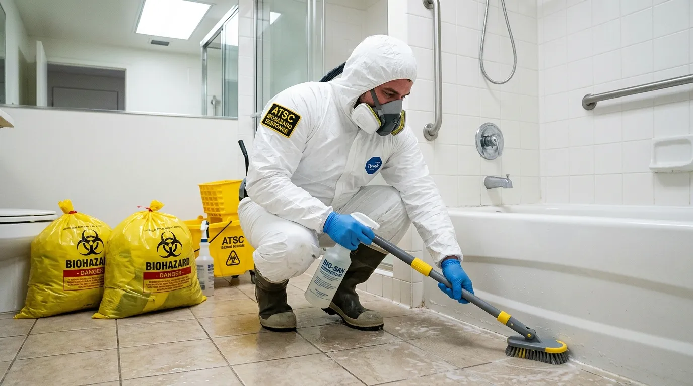 Decontamination equipment deployed for Blood Cleanup in Suitland